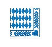 Desconocido-PAPSTAR Servilletas con diseño de Color Azul bávaro, 330 x 330 mm, Medio (12901)