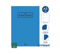 Papyrus - LIBRETA GRAPADA GOFRADA A5+ 48 HOJAS 90GR. PAUTA 2,5MM COLORES SURTIDOS PAPYRUS 88430899 - Color no elegible 88430899