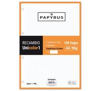 PAPYRUS Recambio Unicolor1 A4 Naranja (Set de 24)