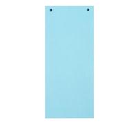 Paquet 100 fiches intercalaires horizontales unies perforees forever - 105x240mm