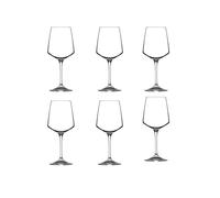 Paquete 6 Cálices Aire de Vidrio Transparente Para Vinos Rojo, 79Cl