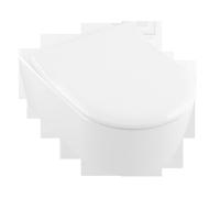 Paquete combinado Avento de Villeroy & Boch, inodoro suspendido con asiento de inodoro, DirectFlush, suspendido, 370x530x315mm, 5656RS01, Color: Blanco