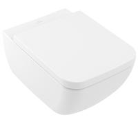 Paquete combinado de inodoro Collaro de Villeroy & Boch, rectangular, suspendido, DirectFlush, 375x560x340mm, 4626HSR1, Color: Cerámica Blanca