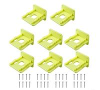 Paquete de 1 soporte de batería de 18 V para P102 P103 P104, organizador de almacenamiento ABS para herramientas ONE+, organización de cobertizo de taller de garaje (8 piezas)
