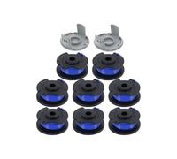 Paquete de 10 carretes de repuesto para desbrozadora de hilo de 0,065 pulgadas, compatible con Ryobi 18V 24V 40V One, línea de nailon durade