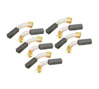 Paquete de 10 cepillos de carbón para motores eléctricos, piezas de repuesto de 20 mm x 7 mm x 6 mm, compatibles con amoladoras angulares, taladros y sierras, material de carbono con resorte