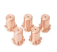 Paquete de 10 consumibles de plasma KP2062-2B1 Boquillas KP2063-1B1 Electrodos compatibles con eléctricos para Procut 20 55 80 PCT-80 Antorchas de corte de metal 5 boquillas 5 electrodos