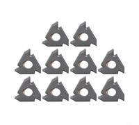 Paquete de 10 insertos de rosca CNC 16IR AG60-TF PR1115 Herramienta de torneado indexable de carburo para semiacabado y acabado de hierro fundido de acero