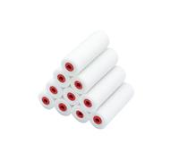 Paquete de 10 mini rodillos de espuma de alta densidad de 4 pulgadas ProDec para un acabado liso con pinturas brillantes y satinadas en rodapiés, alféizares de ventanas, puertas de paneles