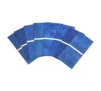 Paquete de 100 celdas solares policristalinas de 0,5 V para mini paneles para kits de bricolaje, módulos fotovoltaicos de 39 x 19 mm para luces de jardín y juguetes