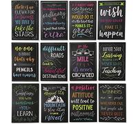 Paquete de 12 cuadernos pequeños inspiradores con citas de mentalidad de crecimiento, blocs de notas motivacionales de bolsillo para estudiantes, recuerdos de fiesta infantil, escuela, oficina (9 x