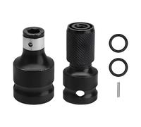 Paquete De 2 Adaptadores De Broca Para Llave De Impacto Adaptador De Zócalo De Soporte Convierte Dados en Taladros o Trinquetes Accesorios de Alta Resistencia y Durabilidad