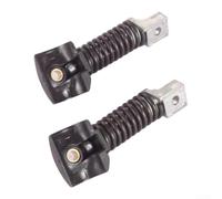 Paquete de 2 amortiguadores de resorte antivibración para motosierra MS661, mango de amortiguación de acero de 85 mm, piezas de repuesto negras para un funcionamiento más suave