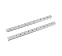 Paquete de 2 barras deslizantes de aleación de aluminio para sierra de mesa, calibre de inglete, ranura en T, plantilla de tope de valla para carpintería, banco de trabajo, enrutador, mesa de fresado