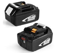 Paquete de 2 baterías de Repuesto de 5.0 Ah para Makita de 18V BL1860 BL1820 BL1830 BL1840 BL1850 BL1815 BL1835B y LXT400 con indicador LED para Todas Las Herramientas eléctricas Makita de 18V