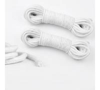 Paquete de 2 cables de mecha capilar de autorriego, cuerda de absorción de plantas en maceta de 60 pies, cuerda de riego automático hidropónico de bricolaje, mecha de riego de algodón de 1/4 pulgadas