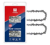 Paquete de 2 cadenas de 61 cm, paso de 1 cm, calibre de 0.127 cm | Paquete de 2 cadenas de 61 cm, paso de 1 cm, calibre de 0.127 cm, 84DL. Compatible con Husqvarna 460
