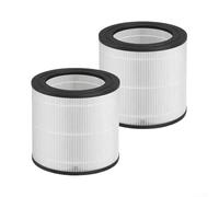 Paquete de 2 cartuchos de filtro HEPA, filtros purificadores de aire, para AC065010 y AC065110 para purificadores de aire serie 600 H13 True HEPA Nylon Pre filtro, FY061130