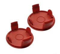 Paquete de 2 cubiertas de bobina para recortadoras de césped Bosch ART 24 ART 27 ART 30 ART 24+ 27+ 30+ SL Series Grass Trimmers ABS Line Protection Tapa de repuesto