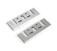 Paquete de 2 cuchillas cepilladoras HSS para DeWalt DCP580 18 V 82 mm
