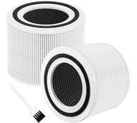 Paquete De 2 Filtros De Repuesto Core 300, Compatibles Con Purificador De Aire LEVOIT Core 300 Y Core 300S, Filtro HEPA Verdadero H13 3 En 1, Alta Eficiencia