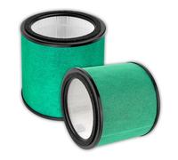 Paquete de 2 filtros de repuesto HP072 para purificador de aire Shark NeverChange Compact Pro HP072, HP070, HP071BRN, UA075, HP072QGD, HP072QGN, HP072C, H13 True HE07FKBASE, filtros de carbón activado