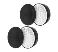 Paquete De 2 Filtros Hepa De Repuesto For Purificador De Aire, Compatible Con Levoit LV-H132 LV-H132-RF, Prefiltro De Nailon Con Filtro De Carbón Activado, Alta Eficiencia
