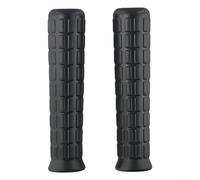 Paquete de 2 mangos de goma de repuesto para carretilla, mangas redondas para mango de tubo negro, fundas antideslizantes para carrito de jardín, mano de carretilla resistente que absorbe los golpes