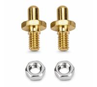 Paquete de 2 pasadores de bisagra ajustables para puerta de parrilla 70332, aptos para Weber Summit Spirit Grill, pernos y tuercas de bisagra de acero inoxidable, reemplazo