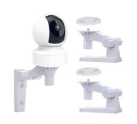 Paquete de 2 soportes de pared ajustables compatibles con TP-Link Tapo C210/C200, color blanco