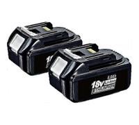 Paquete de 2 unidades compatibles con baterías de 18 V y 6.0 Ah Lxt Li-ion BL1850B, BL1830B, BL1860B, inalámbricas, 100% nuevas.