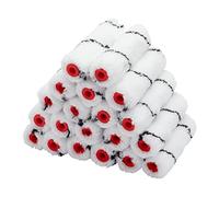 Paquete de 20 mini rodillos de pintura de microfibra de pelo medio ProDec Advance Big Box de 4 pulgadas para un acabado liso Pintar con pinturas de emulsión y tintes de madera en paredes interiores