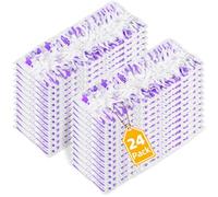 Paquete de 24 almohadillas desechables para mopa Swiffer PowerMop multisuperficie, lavables y reutilizables para limpieza de suelos