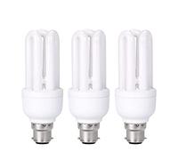 Paquete de 3 bombillas LED B22, 11 W, 6400 K, 660 lúmenes.,3U 11W/3 Pack