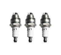 Paquete de 3 bujías L7T, repuesto para la mayoría de motores pequeños de 2 tiempos de 36 cc-52 cc, motosierra, recortadora, cortacésped, soplador, desbrozadora
