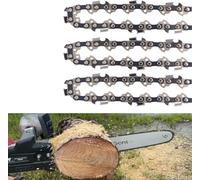 Paquete de 3 cadenas de motosierra de 12 pulgadas, paso LP de 0.43 pulgadas, calibre de 0.43 pulgadas, 64 eslabones de transmisión para Stihl 36700050064 HT 70 75 100 101 102 130