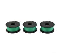 Paquete de 3 carretes y línea de recortadora compatibles con Black And Decker GL7033 GL8033 GL9035 Sustituye a la pieza A6482 Recambios de cabezal de cortacésped sólido para cuidado de jardín y patio