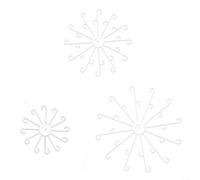 Paquete de 3 clips de soporte desmontables plegables para plantas, estaca de jardín de plástico ABS reutilizable para enredadera, tomate, pepino, enrejado, herramienta de jardinería al aire libre