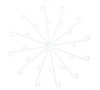 Paquete de 3 clips de soporte plegables desmontables para plantas, estaca de jardín de plástico ABS reutilizable para enredadera, tomate, pepino, enrejado, herramienta de jardinería al aire libre