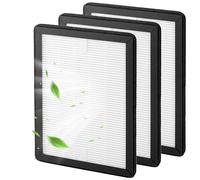Paquete de 3 filtros HEPA compatibles con MeacoDry Arete One & Two 10L/12L deshumidificador y purificador de aire, filtro de repuesto Mellbree H13 Hepa captura polvo, polen, caspa de mascotas y olores