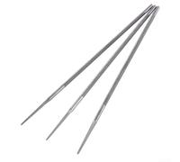 Paquete de 3 limas de cadena de motosierra, kit de afilado de acero de rodamiento redondo de 4 mm para carpintería, juego de limas de alta dureza resistente al desgaste