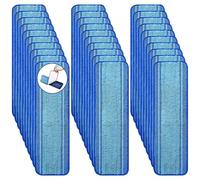 Paquete de 30 almohadillas de limpieza de microfibra para la familia de fregonas Bona, lavables y reutilizables, repuesto seguro para suelos de madera dura y multisuperficie, superabsorbentes