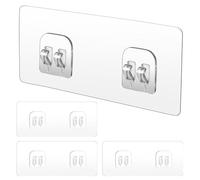 Paquete De 4 Adhesivos De Repuesto para Carrito De Ducha Ganchos Adhesivos Fuertes para Carrito De Ducha De Esquina Estante De Baño Cesta Jabonera Ganchos Colgar Accesorios De Cocina Sin Perforación