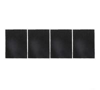 Paquete de 4 almohadillas de filtro de carbón activado para contenedor de compostaje Joseph, hojas de filtro de repuesto de 9,5 x 7 x 0,5 cm para contenedor de residuos de cocina