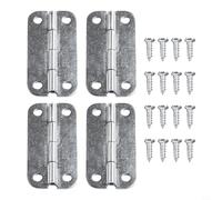 Paquete de 4 bisagras de acero inoxidable con tornillos de repuesto para cofres de hielo iglú de 25 a 165 cajas de camping, enfriadores de hielos, accesorios de repuesto