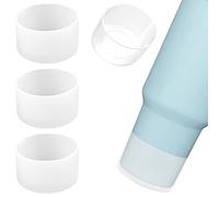 Paquete de 4 botas de silicona para Stanley 40 oz Quencher Adventure & Stanley IceFlow 30 oz 20 oz, reduce el ruido y los arañazos, cubierta protectora de la manga inferior compatible con Stanley