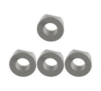 Paquete de 4 bujes de rueda delantera para cortacéspedes Craftsman 532009040 532124959| Construcción de metal | 1-3/8 pulgadas OD x 3/4 pulgadas ID x 1 pulgada de altura | Para reemplazo duradero