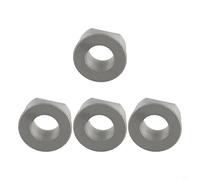 Paquete de 4 bujes de rueda delantera para cortacéspedes Craftsman 532009040 532124959, construcción de metal, 1-3/8 pulgadas de diámetro exterior x 3/4 pulgadas de diámetro interior x 1 pulgada de