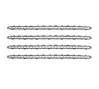 Paquete de 4 cadenas de motosierra de 16 pulgadas, paso de 3/8 pulgadas, calibre de 0.50 pulgadas, cadena de bajo retroceso, cadenas de sierra de repuesto aptas para barra guía Chiansaw de 40 cm