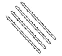 Paquete de 4 cadenas de motosierra para barra de 40 cm, 56 eslabones de transmisión, cadena de motosierra de retroceso bajo, paso LP de 3/8 pulgadas, calibre de 0.04 pulgadas, cadena de repuesto para